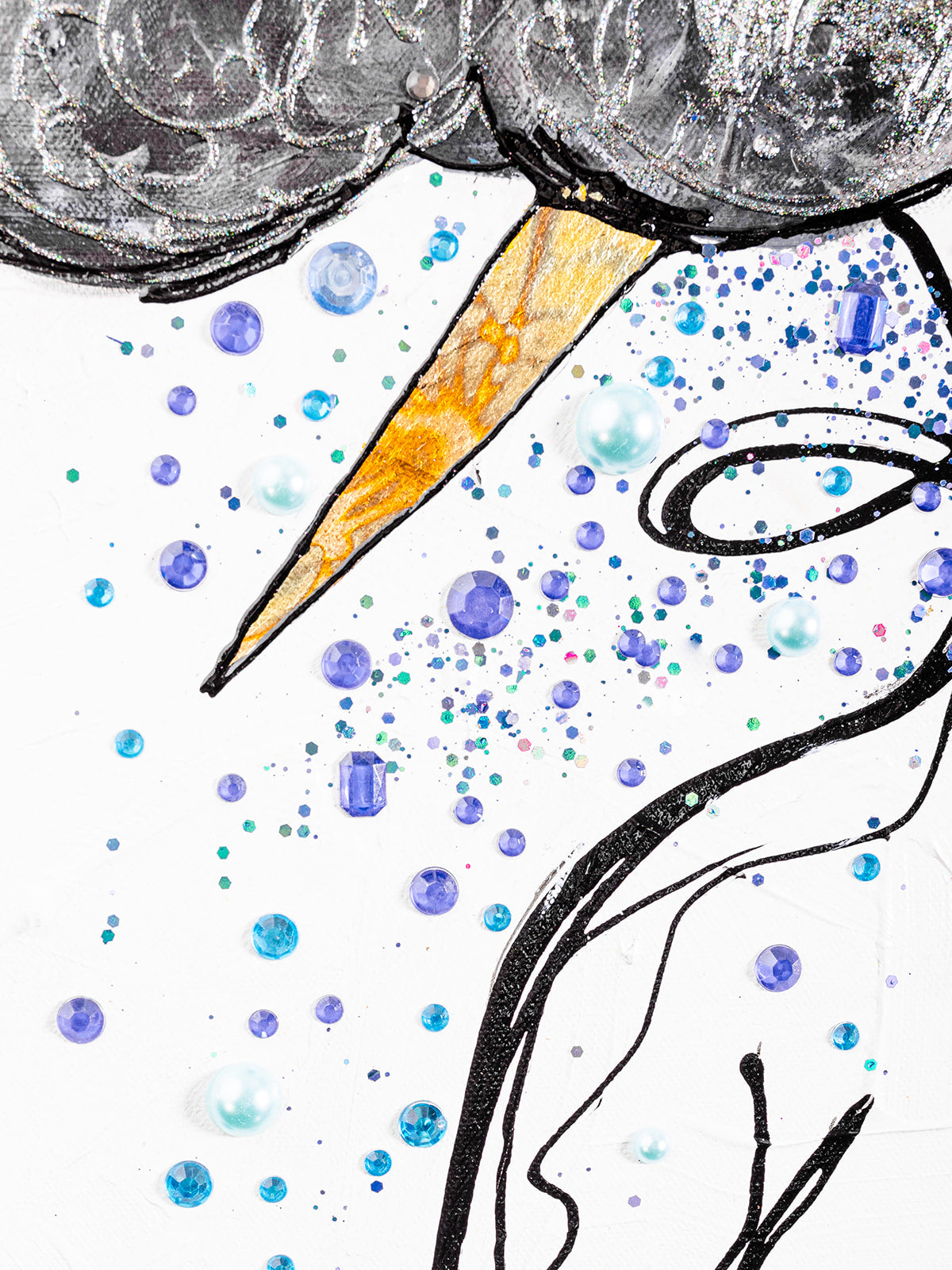 Sadness - Mixed Media Original