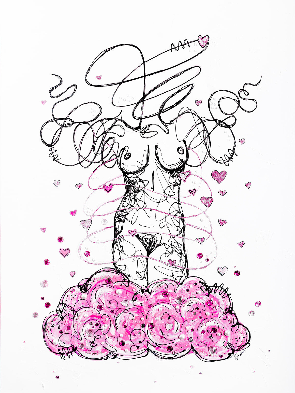 Love - Mixed Media Original
