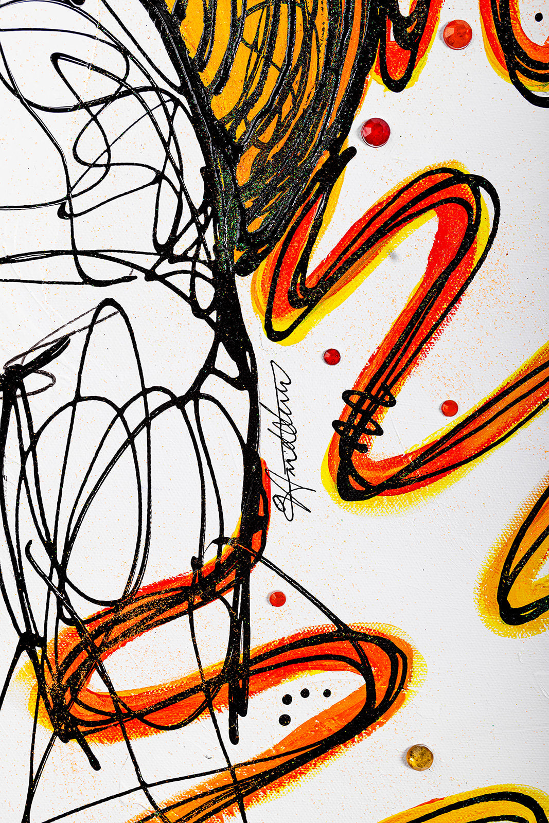 Happiness - Mixed Media Original
