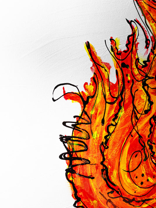 Anger - Mixed Media Original