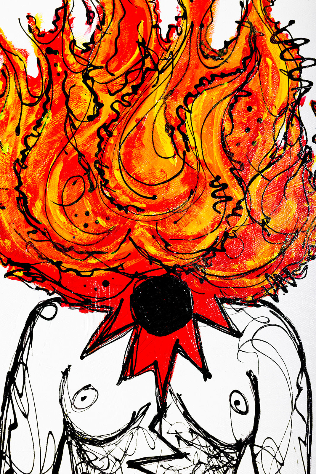 Anger - Mixed Media Original