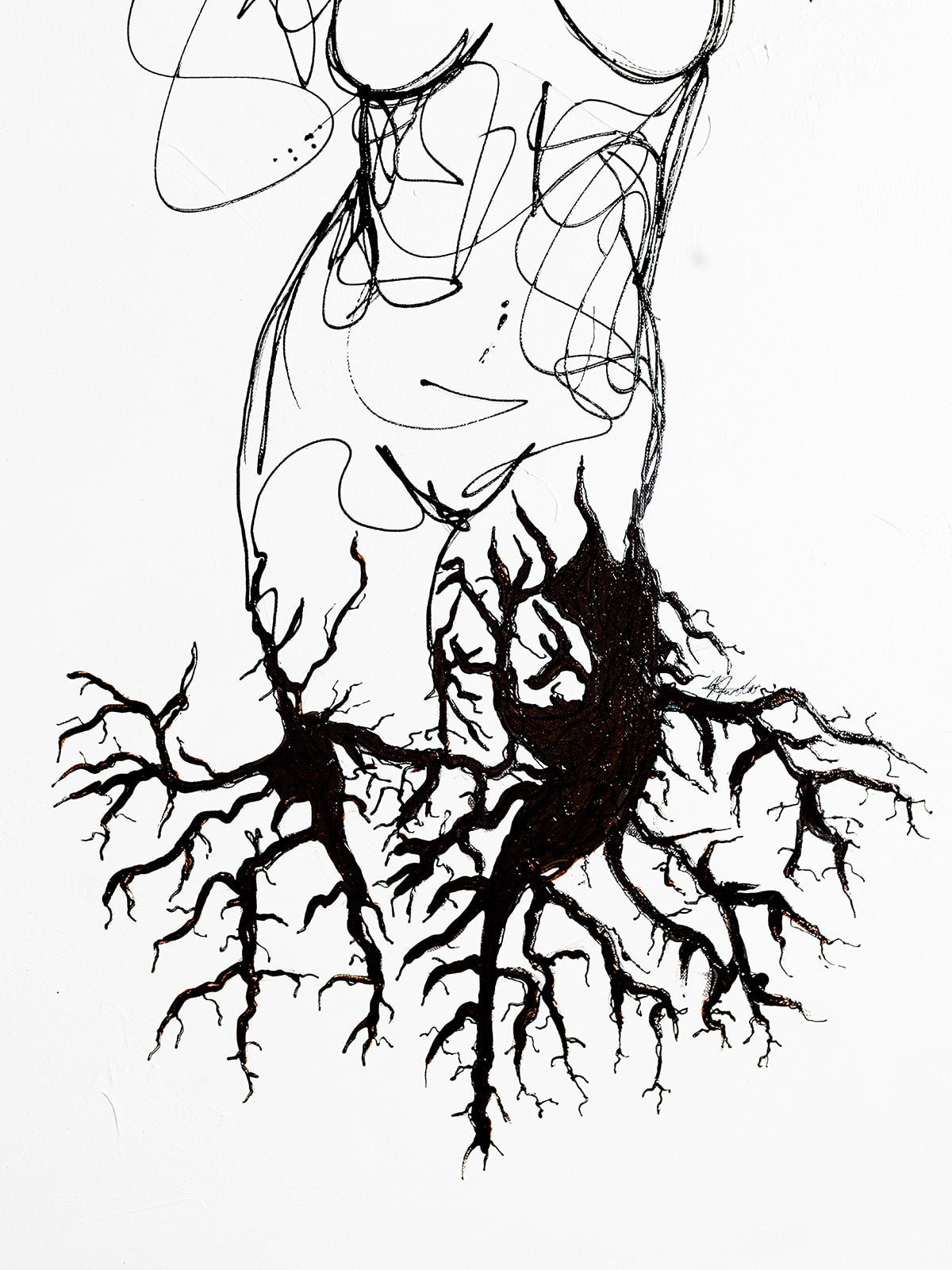 Growth - Mixed Media Original