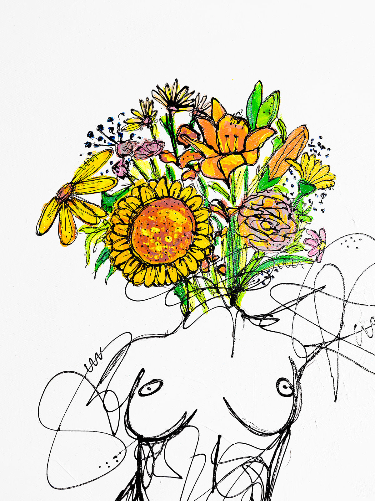 Growth - Mixed Media Original