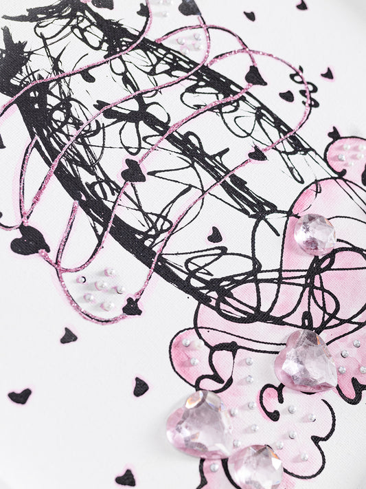 Love Study Mixed Media Original