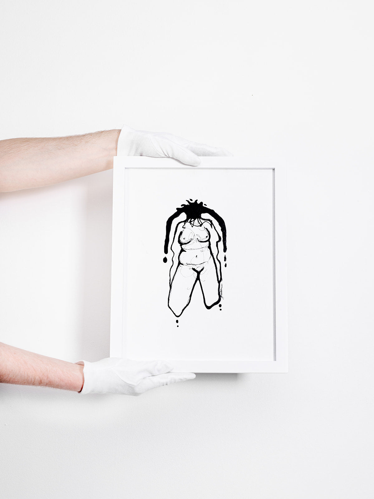 Exhausted Study Acrylic Original