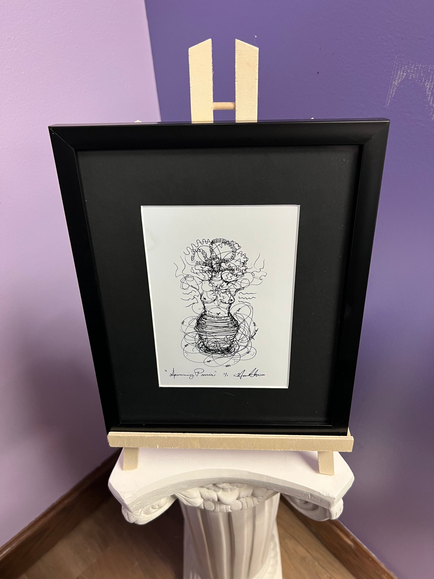 "Spinning Panic" 1/1 Limited Edition Print