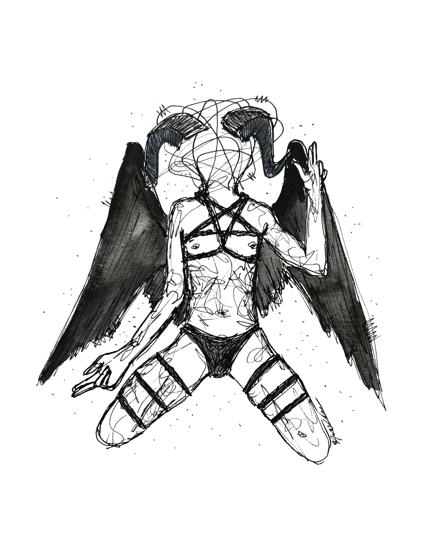 "Ode to Baphomet" Limited Edition Print