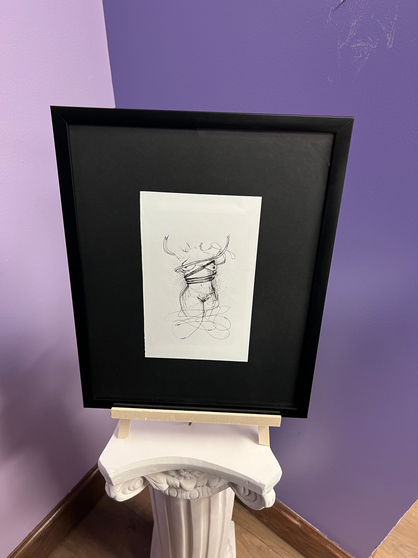 "Breaking Constriction" Framed Original