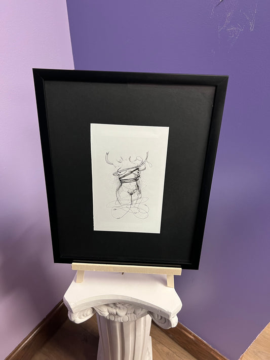 "Breaking Constriction" Framed Original
