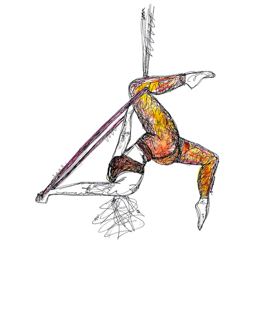 "Eluria - Lyra Knee Hang Variation" Limited Edition Print