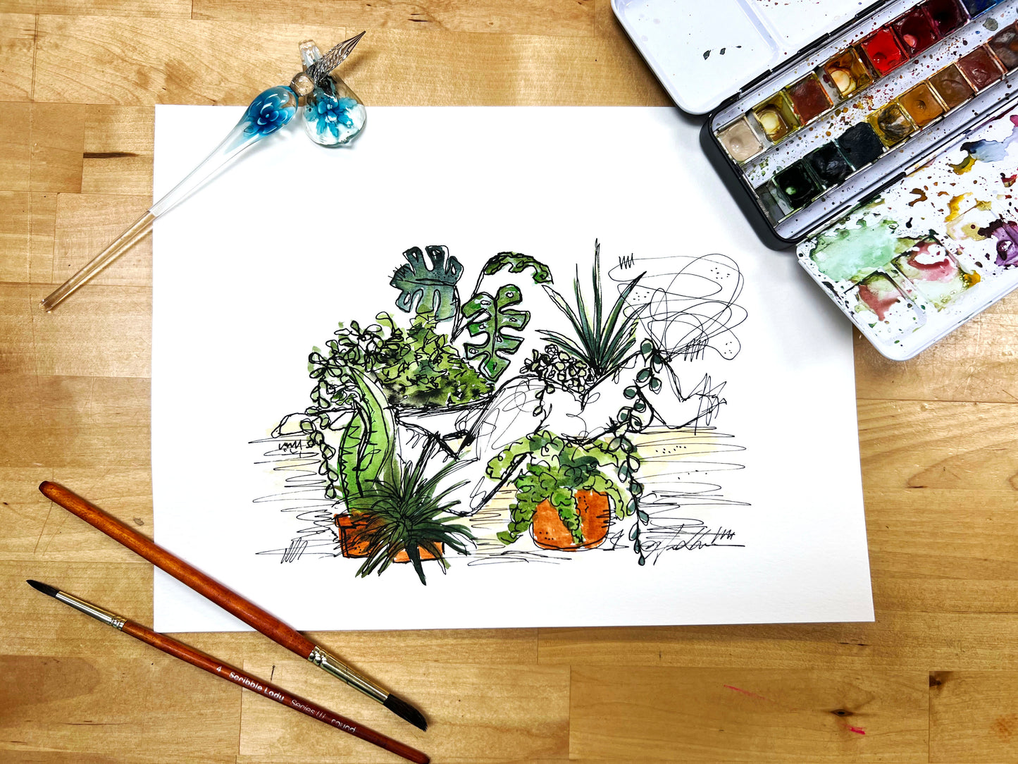 "Ephenilla" Unframed Original