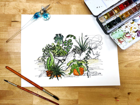 "Ephenilla" Unframed Original