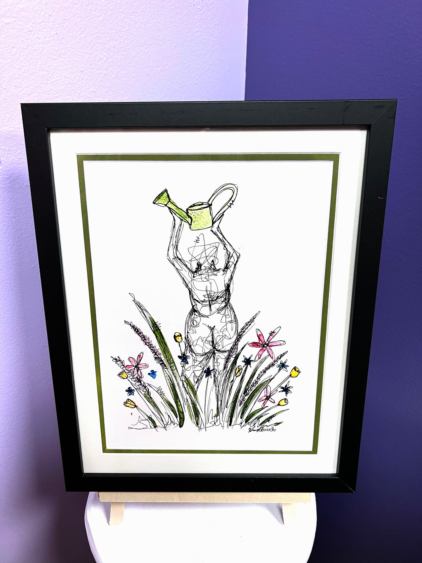 "Garden Bliss" Framed Original