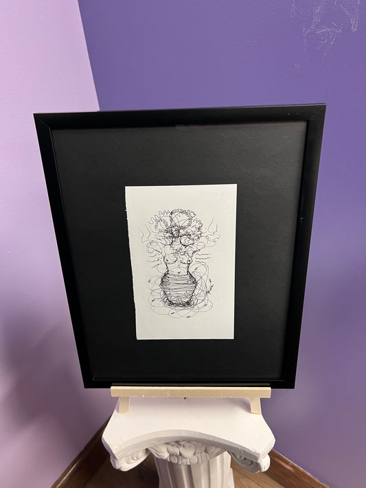 "Spinning Panic" Framed Original