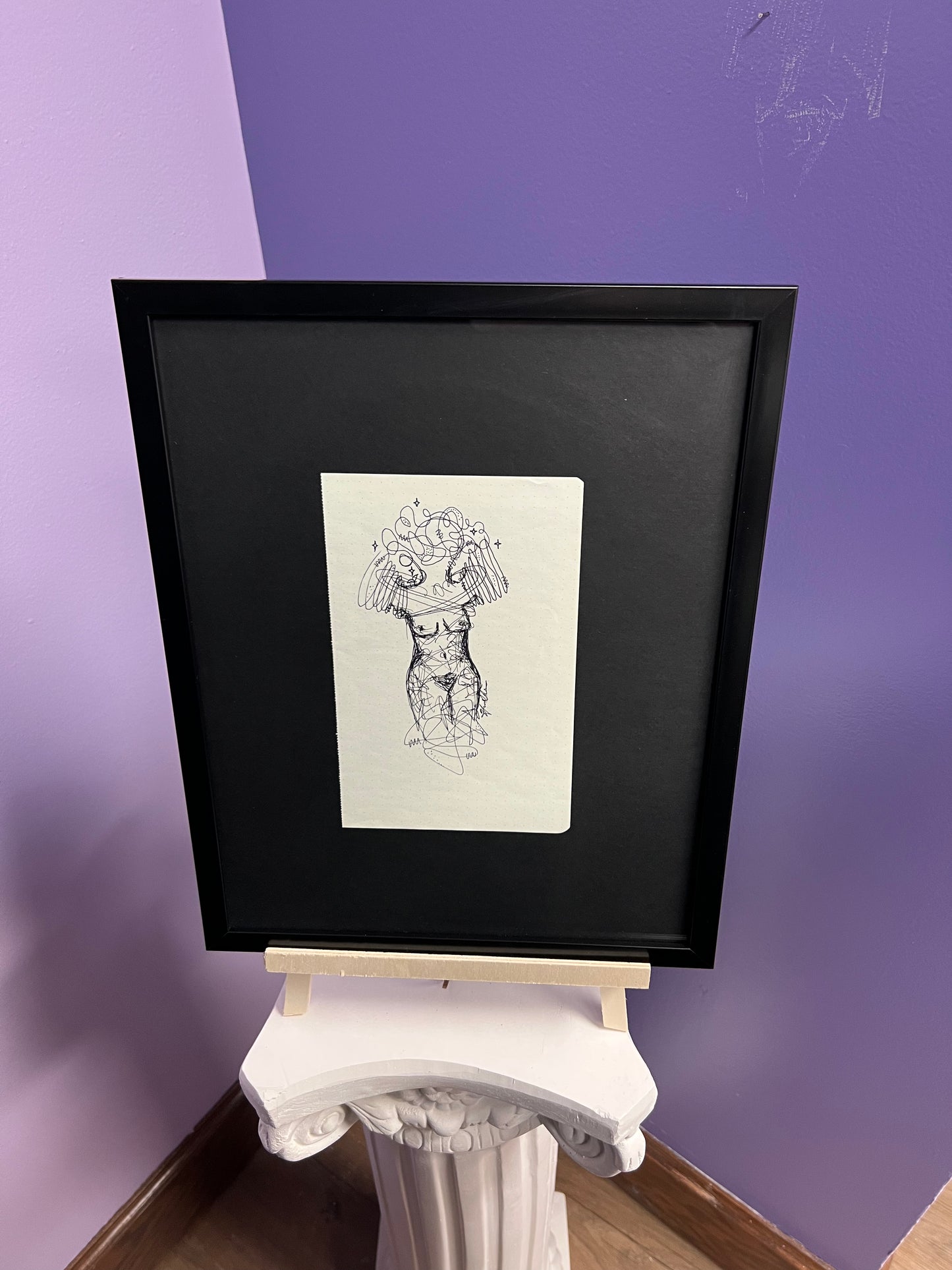 "This Is What I Imagine Cocaine Feels Like" Framed Original