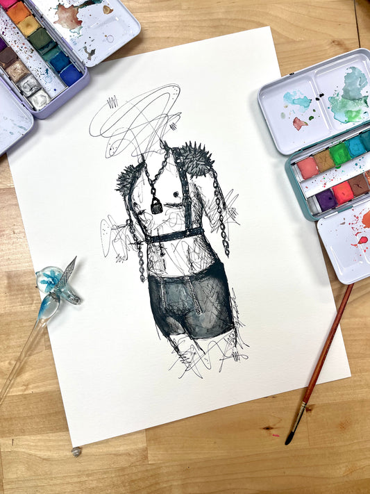 "Dominance" Unframed Original