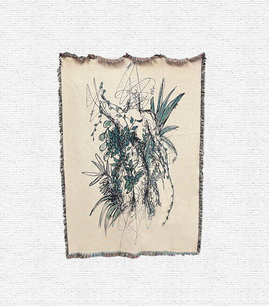 Encompassed in Life Woven Tapestry/Blanket