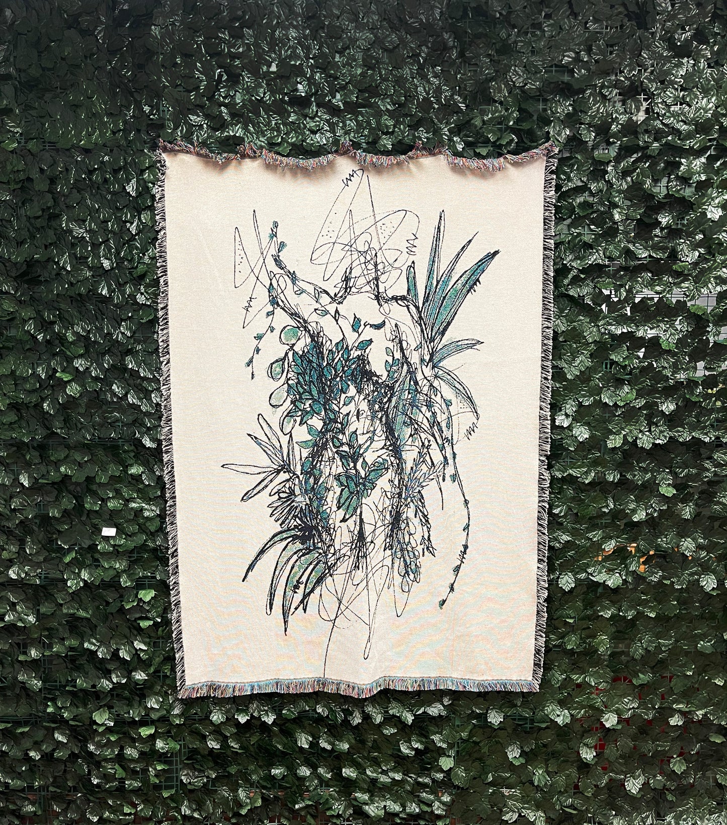 Encompassed in Life Woven Tapestry/Blanket
