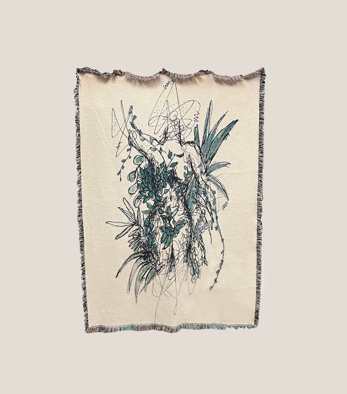 Encompassed in Life Woven Tapestry/Blanket