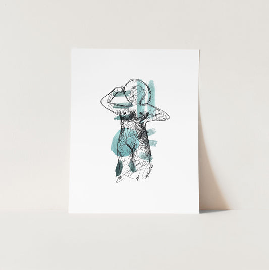 "Athiete" Limited Edition Print