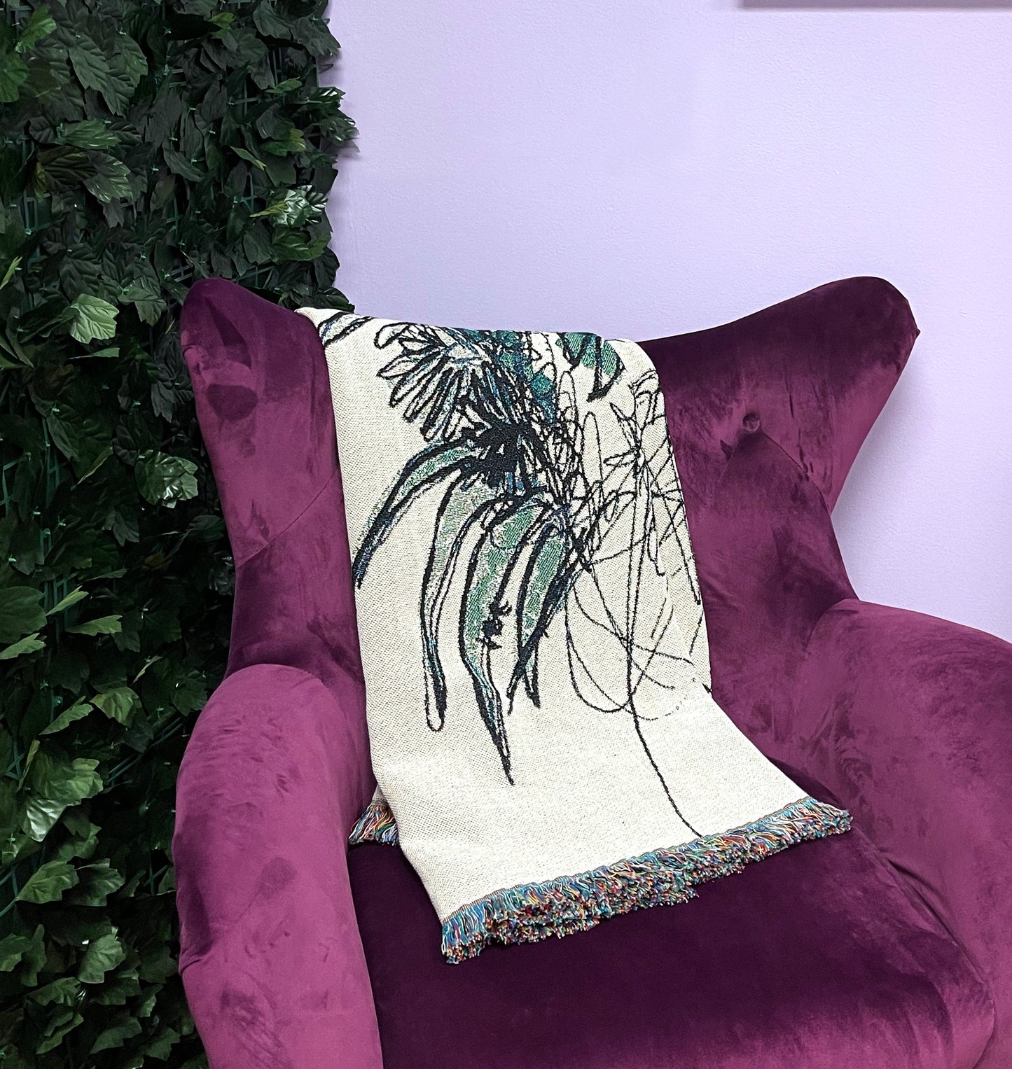 Encompassed in Life Woven Tapestry/Blanket