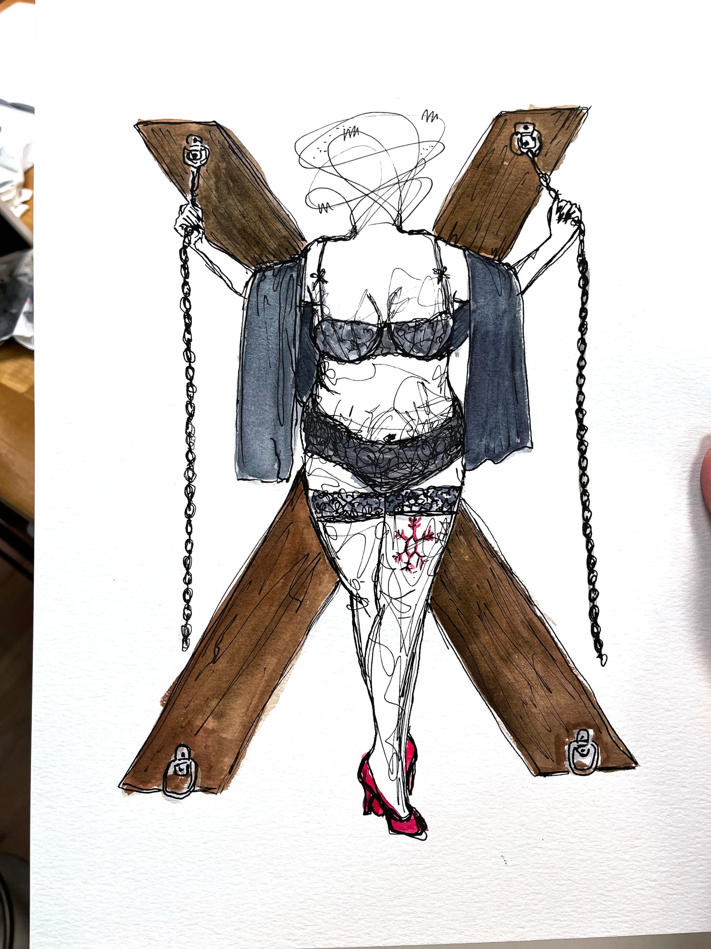 "Blood" Unframed Original