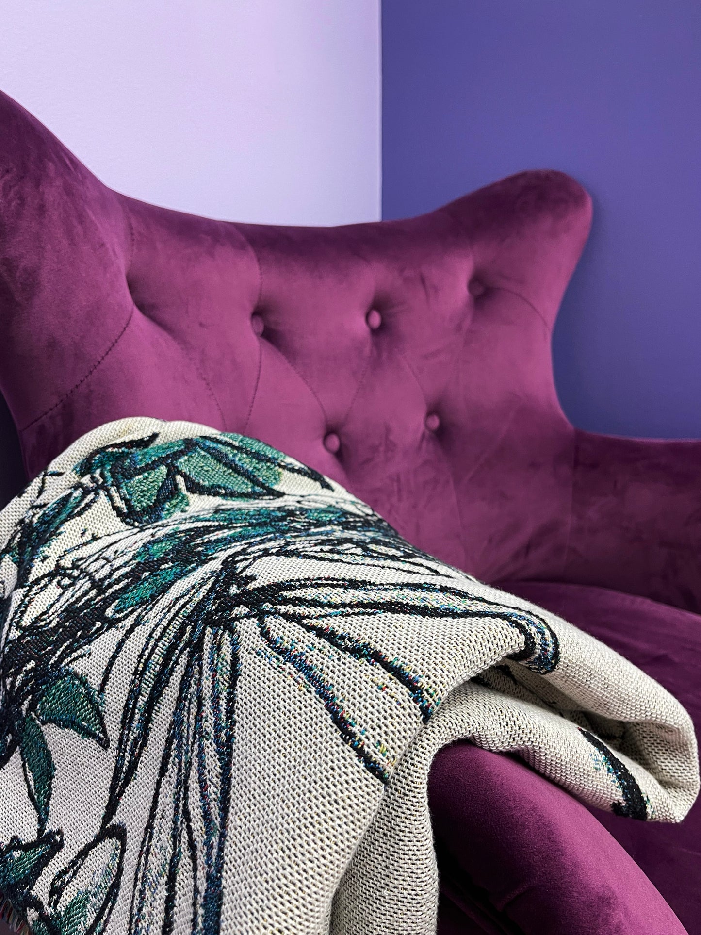 Encompassed in Life Woven Tapestry/Blanket