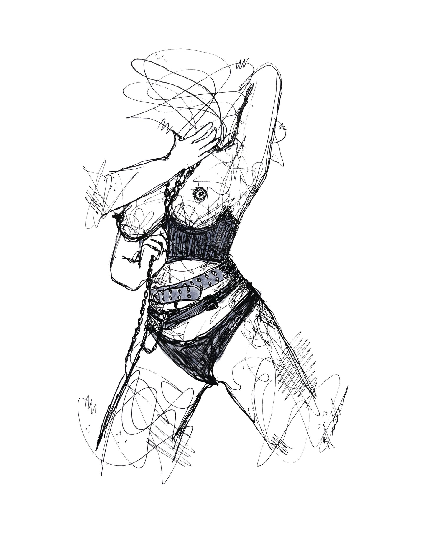 "Choke" Limited Edition Print