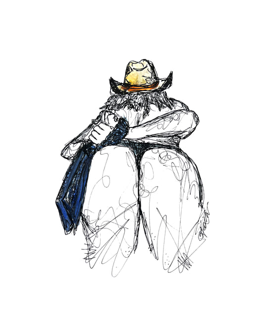 "Bandana Bondage" Unframed Original