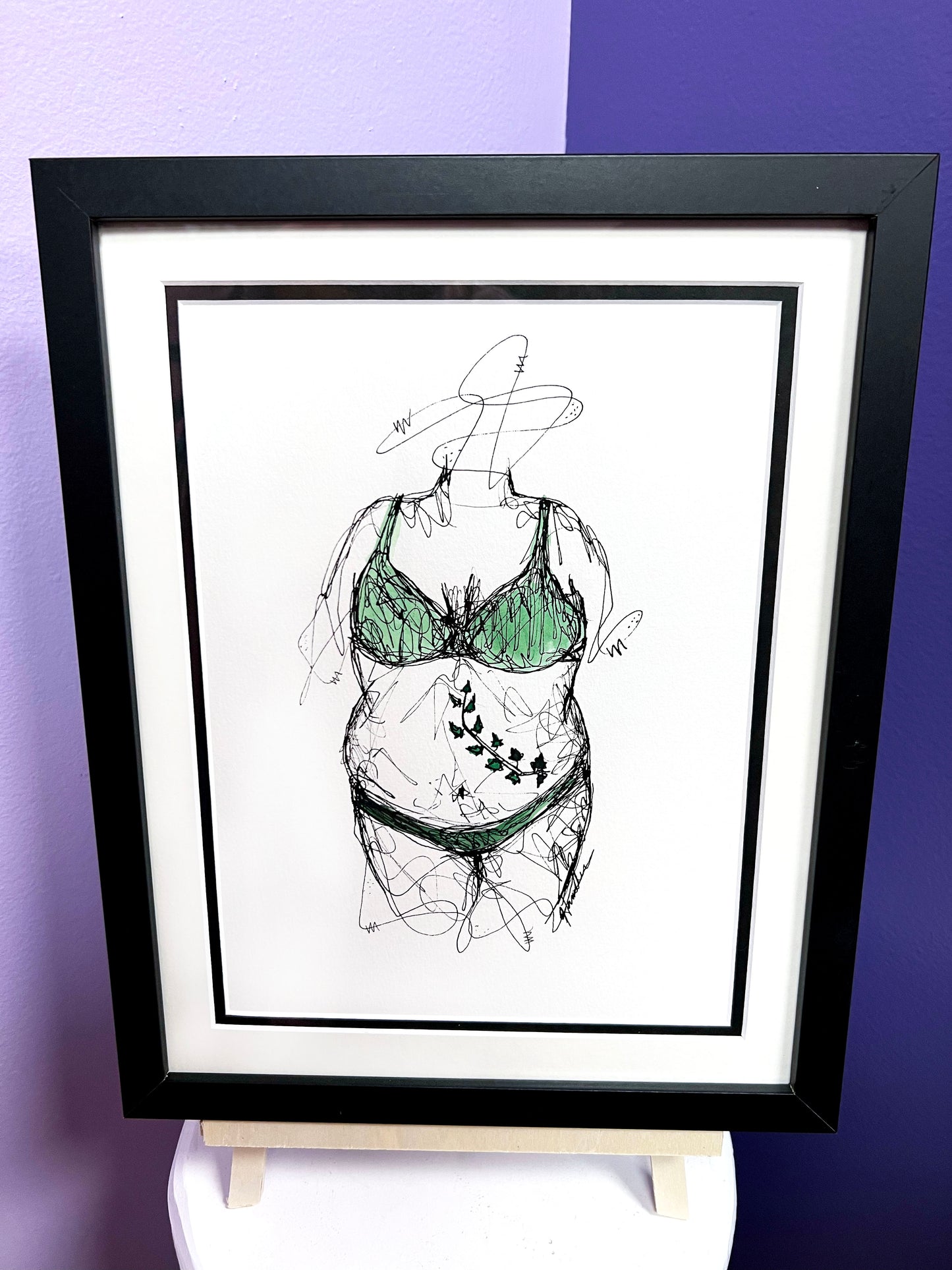 "Ivy" Framed Original