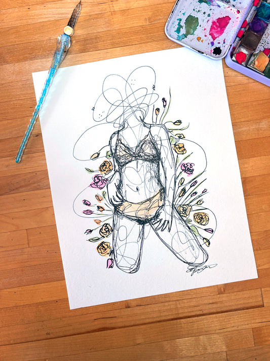 Peace in a Field of Flowers