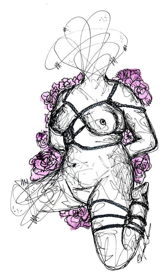 "Bound" Unframed Original