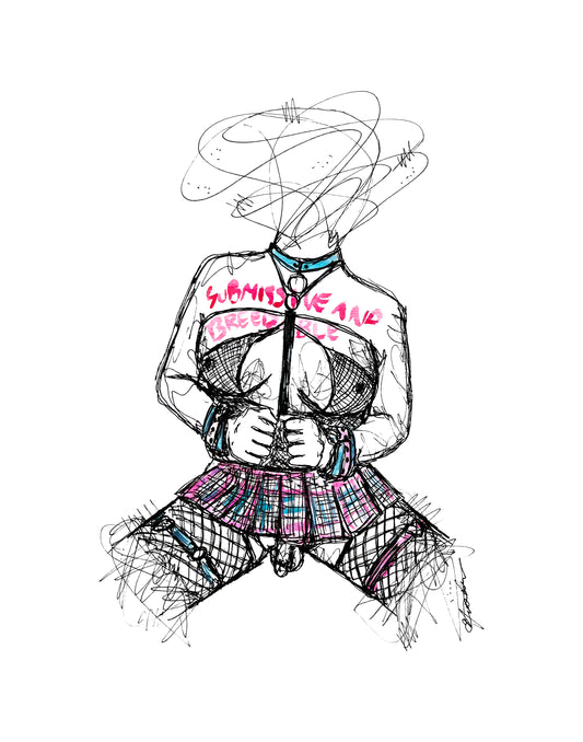 "Submissive and Breedable" Limited Edition Print