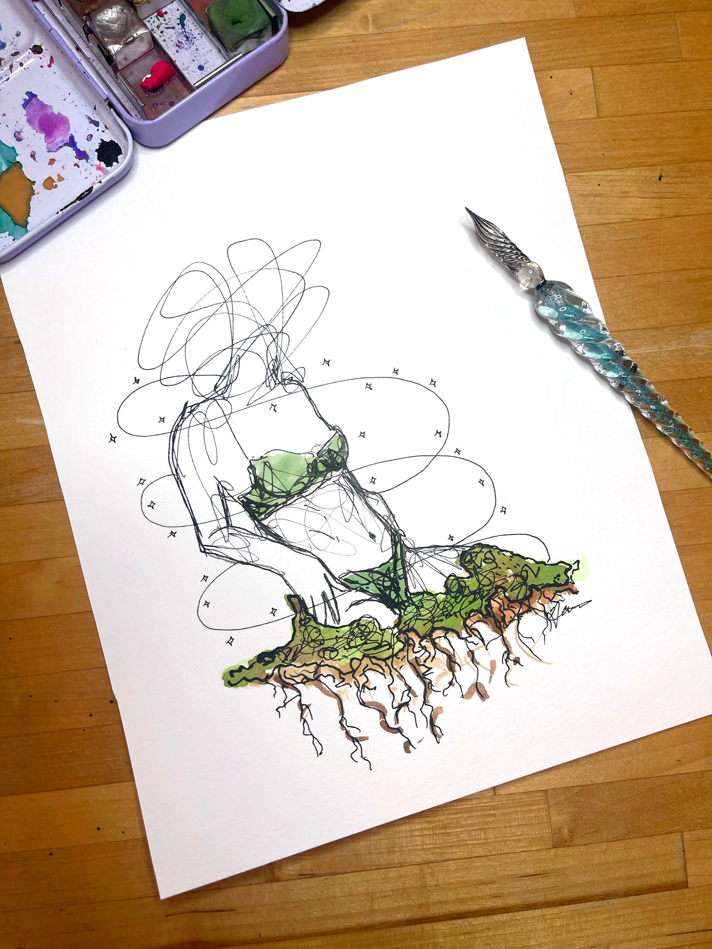 Tethered and Rooted