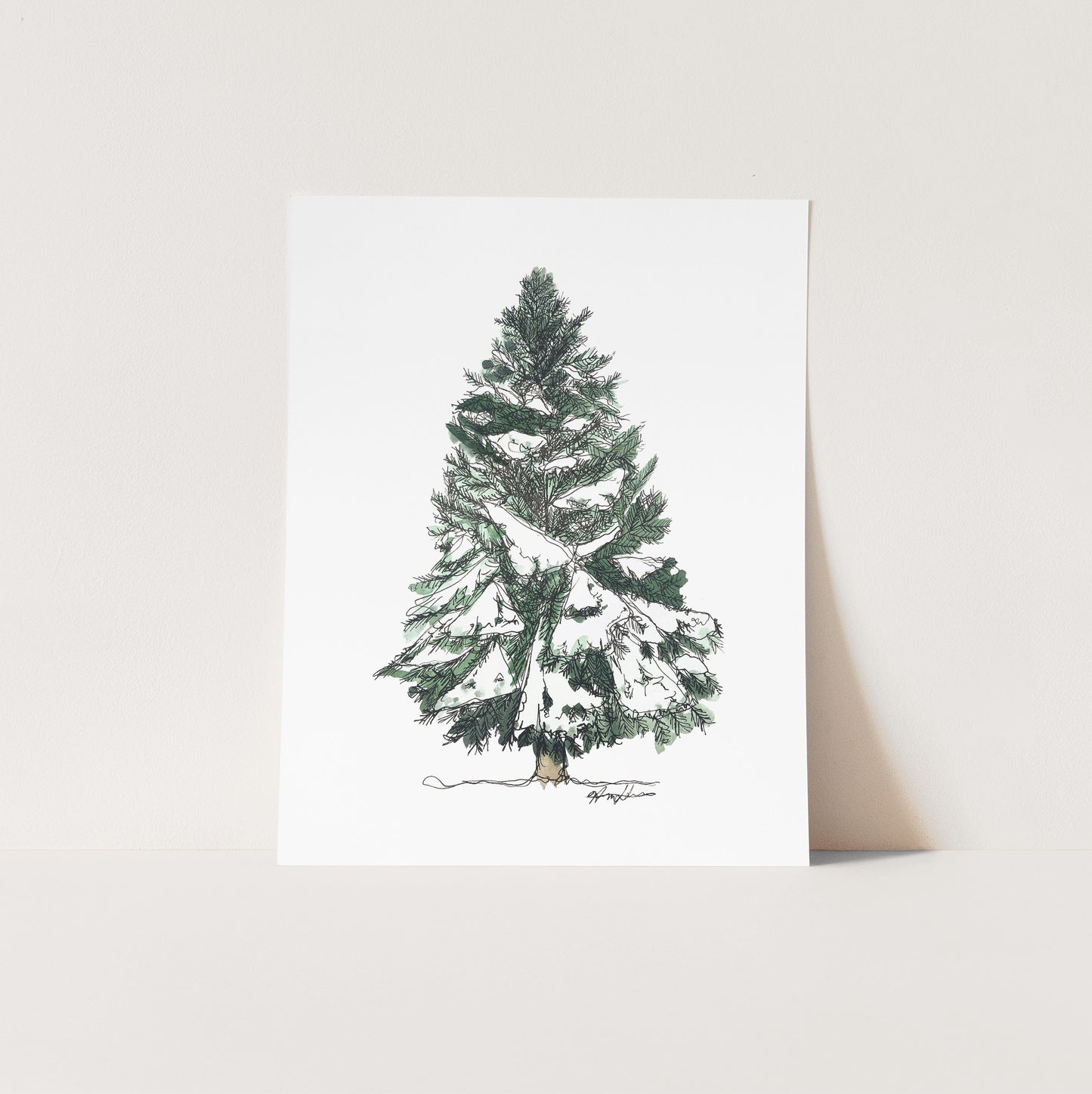 "Evergreen" Open Edition Print