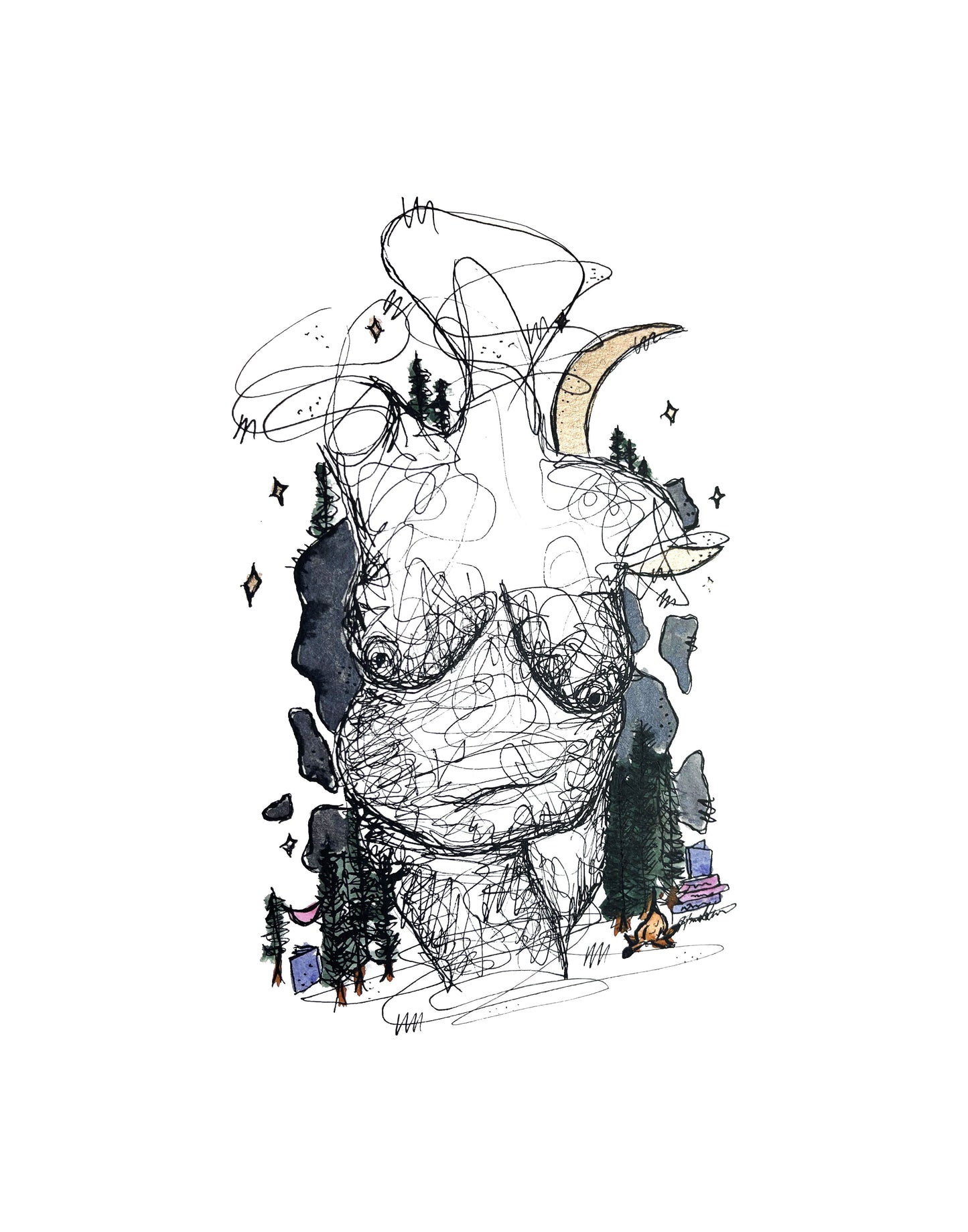 "Goddess of the Wilderness" Limited Edition Print