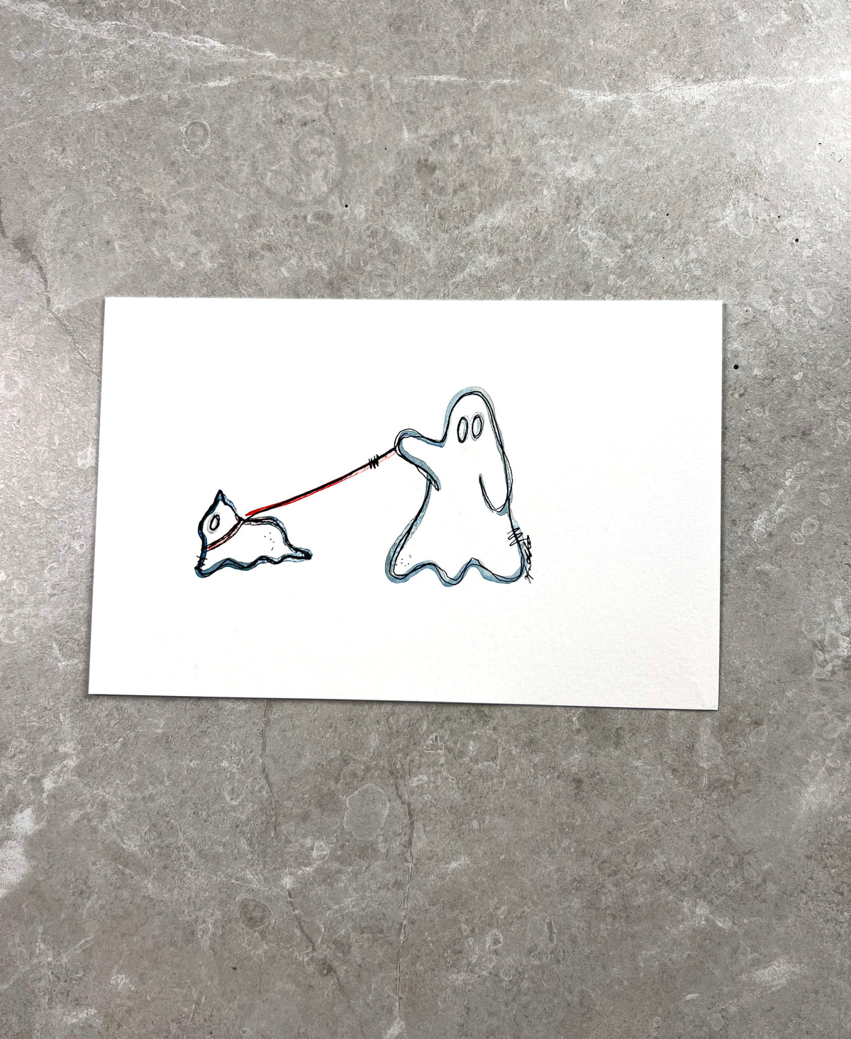 "Just a ghost and their dog"