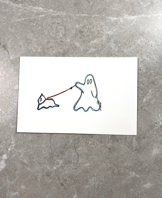 "Just a ghost and their dog"