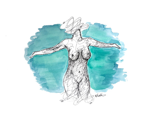 Limited Edition "Ocean Goddess" Print