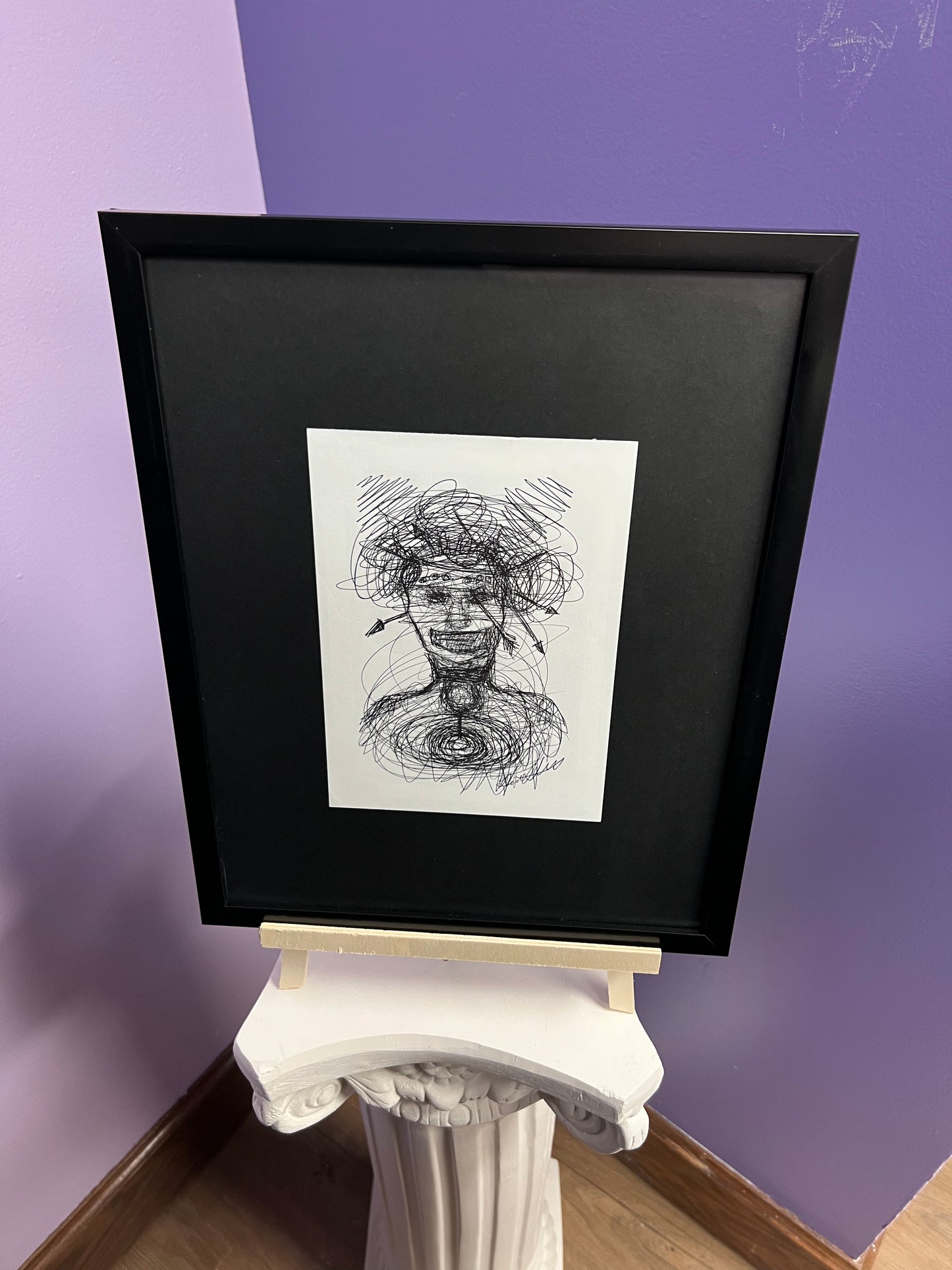 "Turns Out My Mental Health Is Not So Great" Framed Original