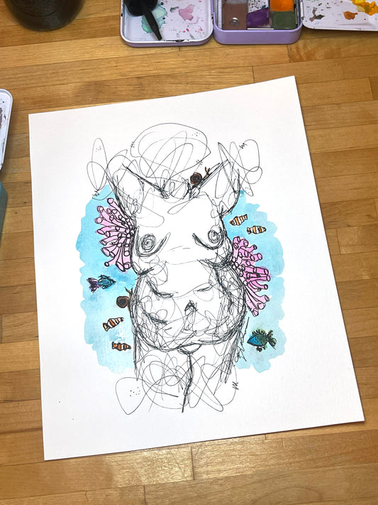 Burly Mermaid
