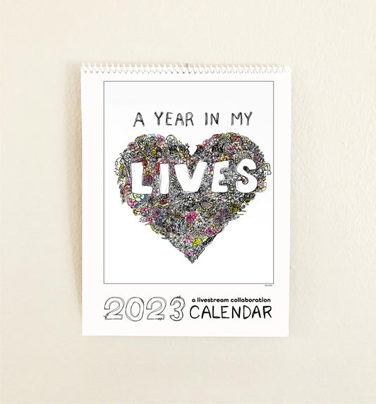 SALE A Year in My LIVES 2023 Calendar