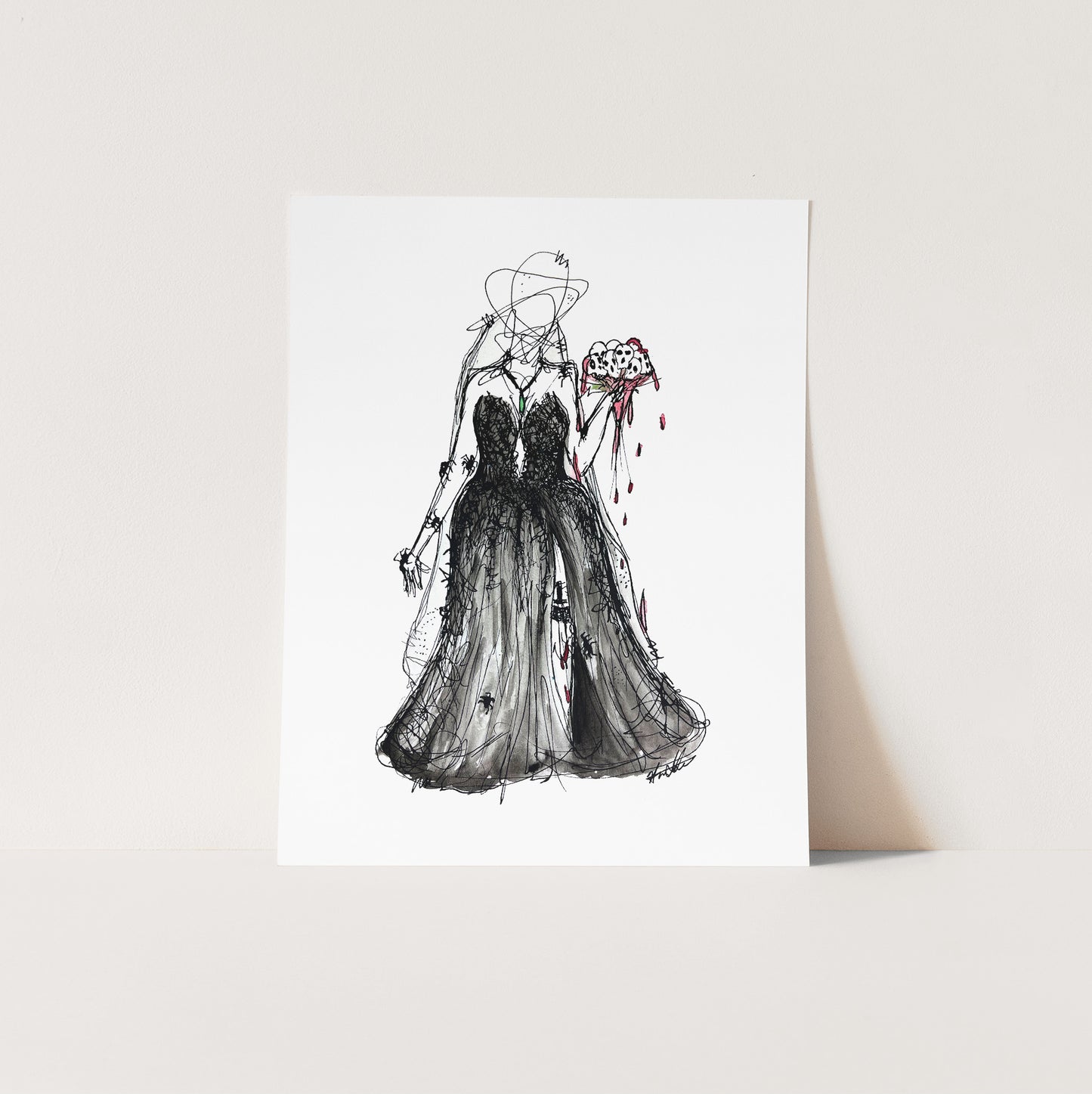 "Halloween Bride" Limited Edition Print